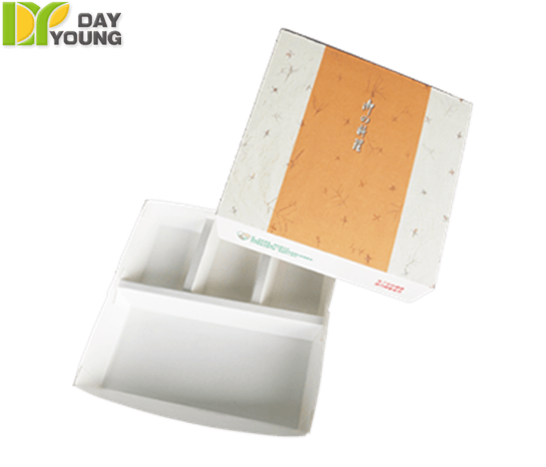Meal Storage Containers｜Horizontal Divide Box 404(Removable Cover)｜Paper Food Containers Manufacturer and Supplier - Day Young, Taiwan